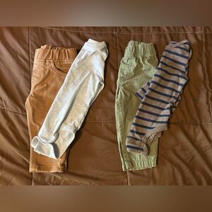 12 months boy. 12 full outfits—pants/shirts EUC